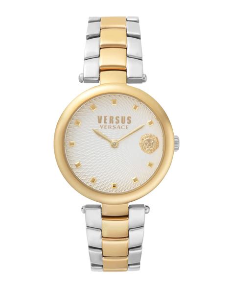 versus versace buffle bay|Versus Versace Buffle Bay Stainless Steel & Leather.